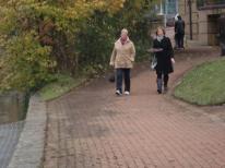 walking freely
