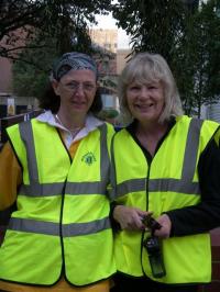 Getting ready for the Abseil for Charity
