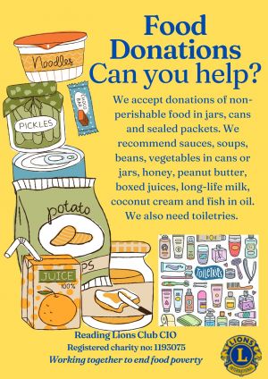 Food Donations Can you help