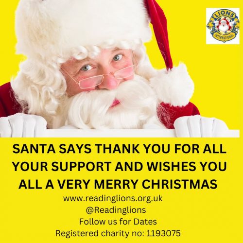 Santa says Thank You 2025