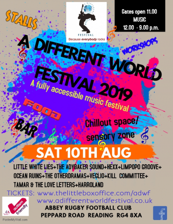 Reading A Different World Festival poster 2019 Reading A Different World Festival poster 2019